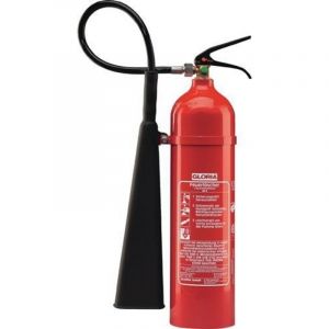 Extincteur &agrave; dioxyde de carbone 5 kg 89 b avec support mural