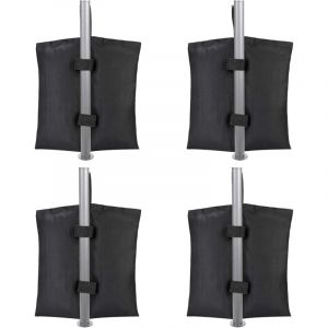 Dpzo - Lot de 4 Sacs de Lestage pour Gazebo, Poids pour Jambes de Tente et Pavillon, Sac de Lestage