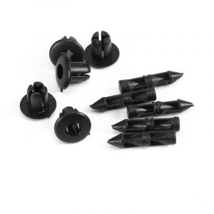 6mm Rivets en plastique Clips de fixation Poussoir, style de voiture 100pcs 6mm Clips de carénage Rivet en plastique Clips de carénage de moto