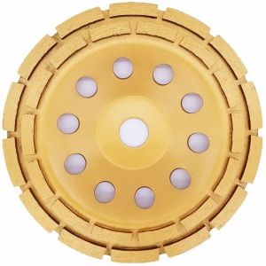 Diamant Meule 180 x 22 mm - Turbo Diamant Meule Boisseau pour B&eacute;ton, Granit, Pierre, Marbre, Pierre, Ma&ccedil;onnerie, Brique, Cr&eacute;pi, B&eacute;ton cir&eacute;