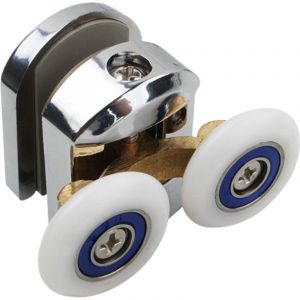 Roulettes pour cloisons &agrave; double vitrage, accessoires pour cabines de douche, roulettes pour portes coulissantes (dont une roulette sup&eacute;rieure) / y