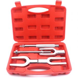 Lntyq 5 Pcs Kit d'outils pour Séparate de Joint à rotule, Extracte de tête de Tige de Liaison, Kit deArrache Rotule Voiture