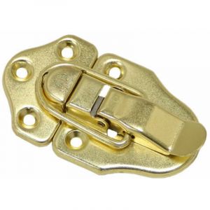 2 Fermoir &agrave; Bascule loquets Verrou &agrave; Bascule Fermeture a Levier Fermeture pour Coffret &agrave; Bijoux Coffrets Cadeaux Coffre &agrave; Outils Valise et Coffre - Or