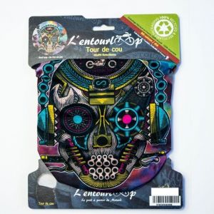 Tour de cou pour moto L'Entourloop Motorcycle Skull multicolor