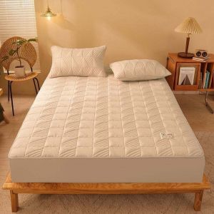 Surmatelas en mousse &agrave; m&eacute;moire de forme 180 x 200 cm, surmatelas rafra&icirc;chissant en fibre pour matelas double 180 x 200 cm avec poche extra profonde