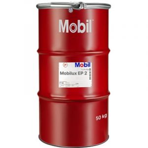 F&ucirc;t Bidon de 50kg de Graisse Multifonction Industrielle MOBIL Mobilux EP 2 - 14M25210