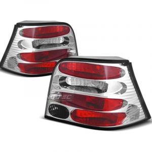 Paire de feux arriere VW Golf 4 97-03 chrome-27336399