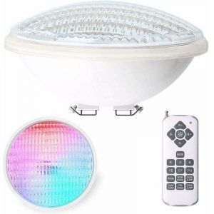 Ampoule LED pour piscine PAR56 couleur RVB 18 W avec 90 LED Eclairage de piscine