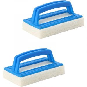2Pcs Eponge Piscine Ligne d'eau Brosse Piscine Pool Brushes Nettoyage Lignes Brosse De Nettoyage De Piscine Brosse Plancher Mur Piscine pour Nettoyer