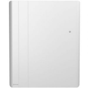 Intuis - Radiateur &eacute;lectrique 1500W inertie fonte chamane Nativ Horizontal connect&eacute; Blanc M198115