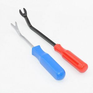Agrafeuse Tapissier, Arrache-clous, Tack Puller Tool, Décapant d'agrafes et de Construction, 2 pièces