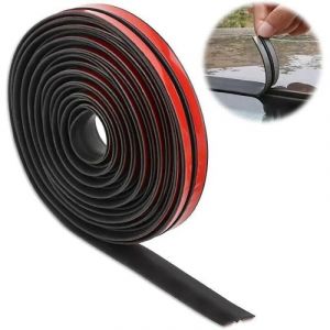 4m Joint Caoutchouc Auto AdhSif Universel,Colle Pare Brise,Joint pare Brise,Bande d'TanchIt,Noir Joint Porte Voi JOINT D'ETANCHEITE
