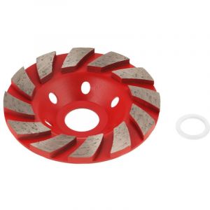 Litzee - 1pcs Disque de Meule Diamantée Segment Disque de Ponçage pour Granit Maçonnerie Pierre Béton Céramique Polissage, Diamètre Extérieur 100mm