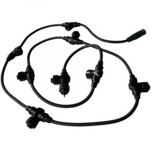 Festilight - collecteur - noir - ho5rnf - 2 m&egrave;tres - 8 sorties 90390-b-z