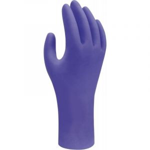 Gants &agrave; usage unique,Nitril,7580, Taille M(7-8),Pack a 50 Unit&eacute;s