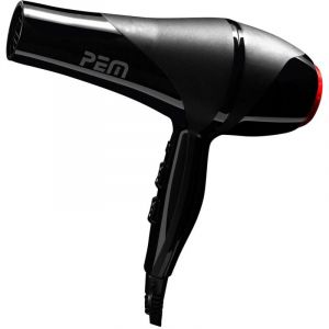 S&egrave;che cheveux noir mat et brillant 2000W - 2 vitesses-3 modes chaleur