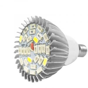 Lampe de Culture &agrave; LED 28W Spectre Complet E14 / GU10 LED &eacute;l&egrave;vent Une Ampoule de Lumi&egrave;re pour Les Ampoules &agrave; Spectre de Plantes &agrave; Fleurs Lampes de