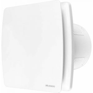 ZVD - Extracteur Salle de Bain 100mm - Ventilateur Minuteur Avec Capteur d'humidité et Clapet Anti Retour, Extracteur d'air Silencieux, blanc