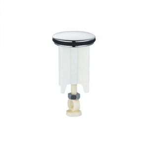 Bouchon de saloir chrom&eacute; anti-vandalisme 1"1/4 &times; &Oslash;40 Tecom