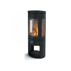 Godin - poele a bois etanche rosnay 7kW peint anthracite 411106NOIR