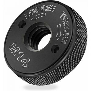 Basetbl - Ecrou de Serrage Rapide m 14, Écrou à serrage rapide sds Clic M14 Écrou de blocage SDS-clic m 14 pour meuleuse Bosch, Black&Decker, Dewalt,