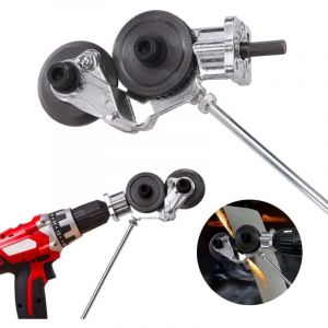 Grignoteuse de t&ocirc;le,Coupeur de plaque de perceuse &eacute;lectrique, accessoire de perceuse de grignoteuse en m&eacute;tal avec adaptateur, facile &agrave; utiliser, pour