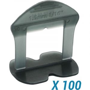 100 Croisillons autonivelants &agrave; cale en 'i' 1,5mm (carrelage de 3 &agrave; 18mm) b-rigid Bihui