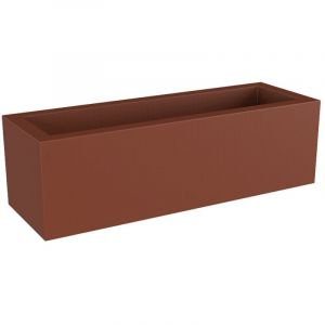 JARA 60 Jardinière rectangulaire d'intérieur et d'extérieur pour plantes et fleurs Très résistante au temps. Jardinière fabriquée en polyéthylène en
