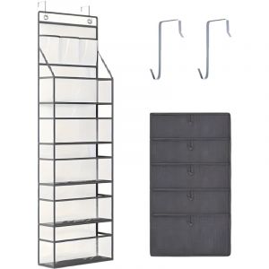 Rangement &agrave; chaussures &agrave; suspendre derri&egrave;re une porte, range-chaussures suspendu avec grand porte-chaussures &agrave; poches, &eacute;tag&egrave;re &agrave; chaussures suspendue