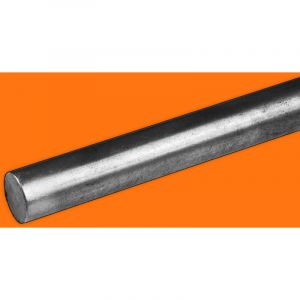 Fer rond plein en acier - &Oslash;25mm - Longueur de 3M (300cm).