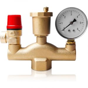 Groupe de s&eacute;curit&eacute; de chaudi&egrave;re, groupe de s&eacute;curit&eacute; groupe de raccordement et d&eacute;compression de pression, r&eacute;gulateur basse pression avec manom&egrave;tre,