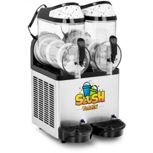 Machine à granita 2 x 10 litres led moteur de 600 watts