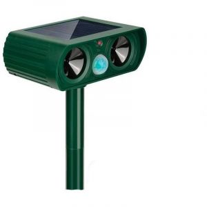 Repulsif Chat Exterieur Solaire, R&eacute;pulsif Chat Ultrason, Repousse efficacement Les Chats, Les Oiseaux, Les Renards, Les ratons laveurs, Les Lapins et