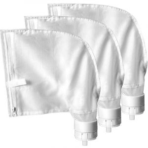 Lot de 3 Sac &agrave; Fermeture &Eacute;clair de Remplacement Compatible avec pour Polaris 360, 380 Nettoyeur de Piscine Tous usages Sac de Filtration pour Polaris