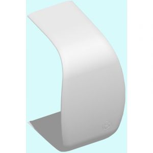 Iboco - joint de couvercle - pour goulotte de climatisation - 65 x 50 mm - blanc 06815 - Blanc