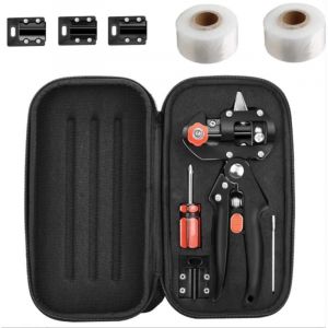 Ciseaux de Greffage Professionnels, Parfaits pour le Jardinage, l'&eacute;lagage et le Greffage d'Arbres Fruitiers et de Plantes, avec Film de greffage 3CM