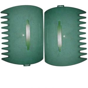 Ramasse-feuilles, pelle &agrave; feuilles manuelle en deux parties pour noisettes, ramassage rapide des feuilles mortes, pelle &agrave; feuilles pour jardin et