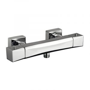 Paini France Robinetterie - Mitigeur thermostatique square de douche nu f2