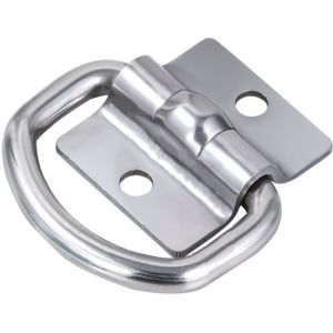 4 Pi&egrave;ces Anneau d'arrimage Anneau en D Anneau Arrimage D'arrimage en D Ancrage,Crochet D'arrimage en D pour Remorque Bateau, Camions, Fourgonnettes