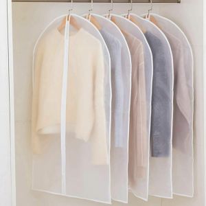 Housse Vetements à Suspendre 5 Pièces Housse Vetement, Housse de Vetement Penderie, Housses de Vêtements, anti Poussière Etanche Housse Costume pour