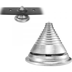 Lame d'&eacute;quilibrage pour tondeuse &agrave; gazon, utilis&eacute;e pour &eacute;quilibrer la lame apr&egrave;s l'aff&ucirc;tage, accessoire m&eacute;tallique pour tondeuse &agrave; gazon, compatible