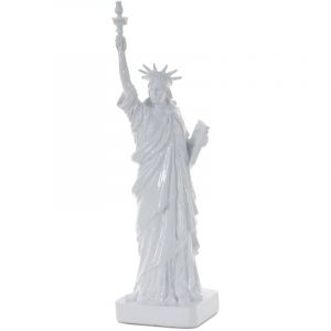 Statue figure d&eacute;co de statue de la libert&eacute; 40cm polyr&eacute;sine New York pour int&eacute;rieur ou ext&eacute;rieur M10005508