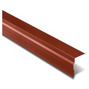 Bande de rive universelle Coloris: Rouge Tuile RAL 8012 - Dimension: 2100 mm Longueur - Rouge Tuile | RAL 8012