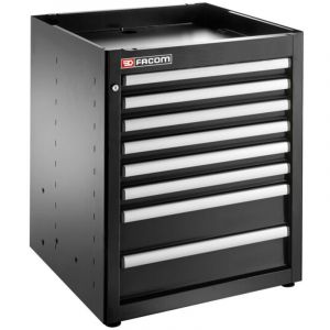 Meuble bas simple 8 tiroirs Facom JLS3 rouge