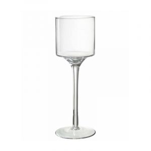 Paris Prix - Photophore sur Pied 'Agory' 45cm Transparent