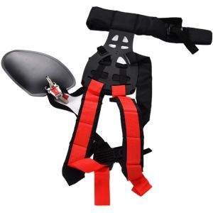 Harnais pour d&eacute;broussailleuse en polyester, sac &agrave; dos r&eacute;glable, sangles pour d&eacute;broussailleuse, &eacute;paulettes pour tron&ccedil;onneuse, scie &agrave; cha&icirc;ne,