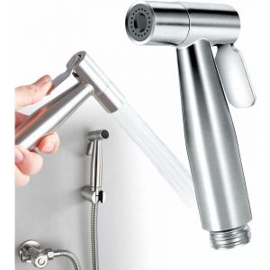 Douchette WC, Douchette Toilette WC, Pulvérisateur de Baignoire Portatif pour Toilettes Kit de Pulvérisateur de Bidet en Acier Inoxydable
