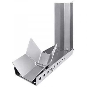 B&eacute;quille de moto 1 bascule de moto remorque aide au chargement r&eacute;glable b&eacute;quille de moto pince de roue avant avec 3 trous de boulon d'ancrage (1