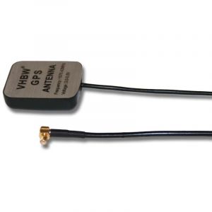 Vhbw - Antenne gps compatible avec Garmin GPSMAP76C, GPSMAP76, GPSMAP60CS système de navigation avec connexion mcx - Pied magnétique, 5 m, noir