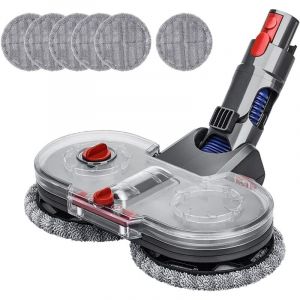 Ymyny - Accessoire de nettoyage et d'aspiration pour aspirateur balai Dyson V7 V8 V10 V11 V15, avec réservoir d'eau amovible (gris), 1 pièce